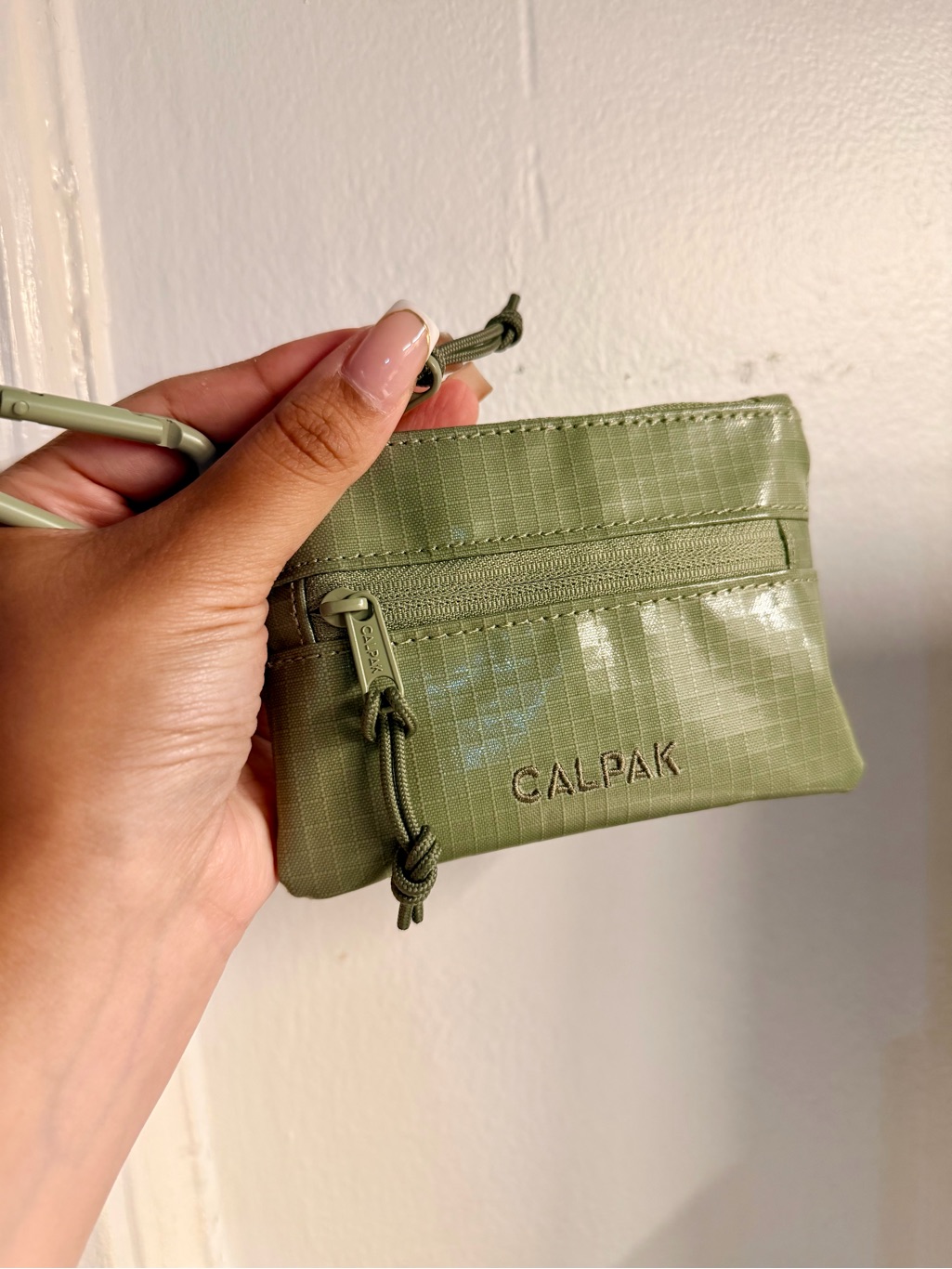 Calpak Terra Zip Pouch With Carabiner Nwot — image 2 of 5